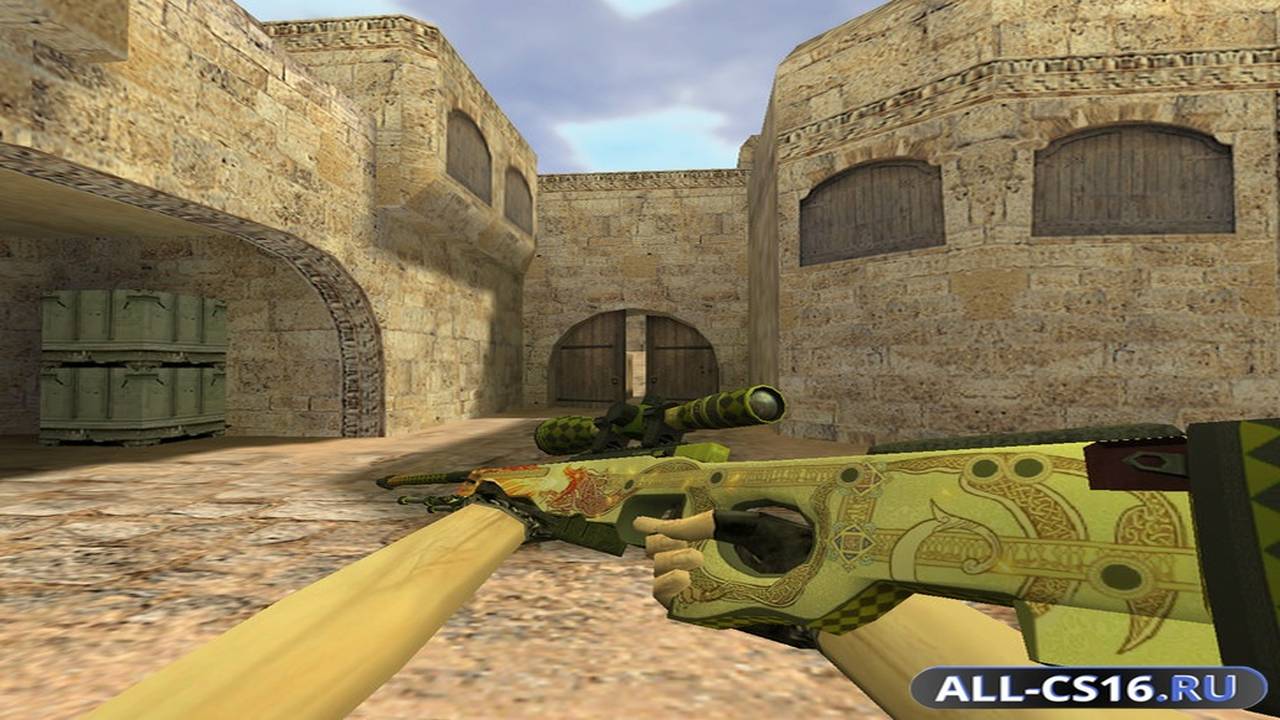Модель оружия для CS 1.6 - AWP AWP Драгон лор