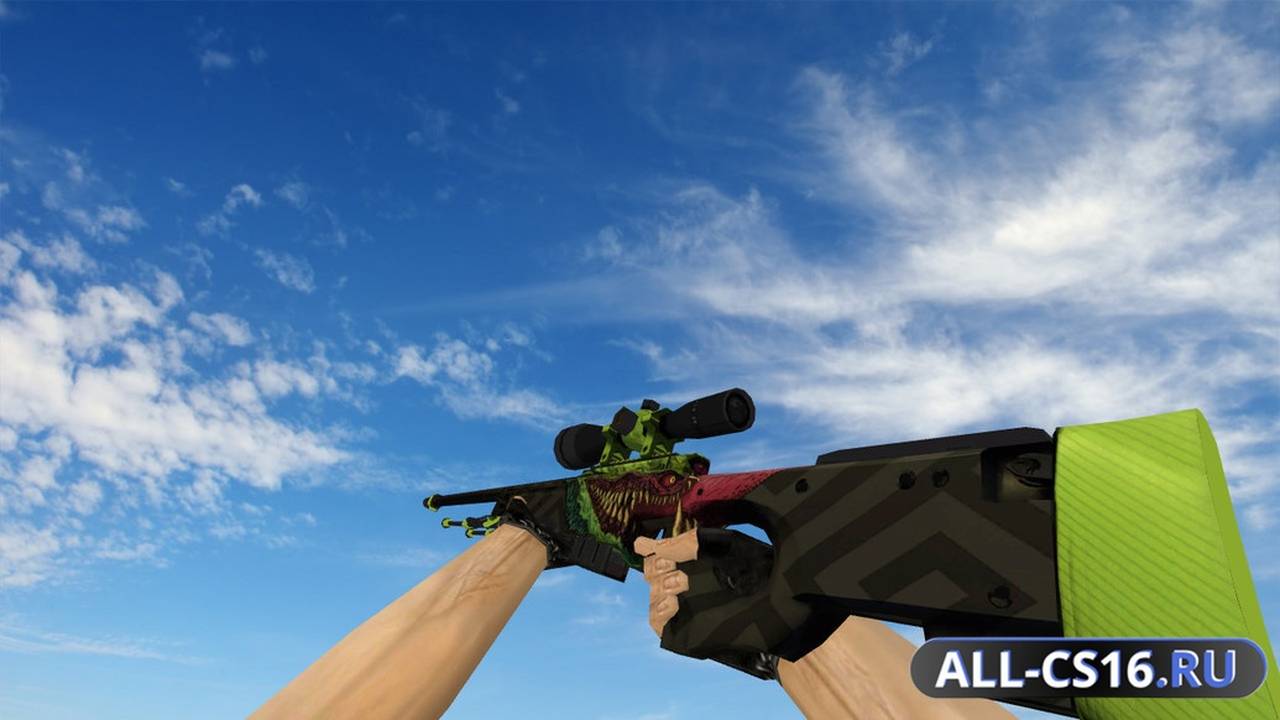 Модель оружия для CS 1.6 - AWP AWP Glasgow's Beast