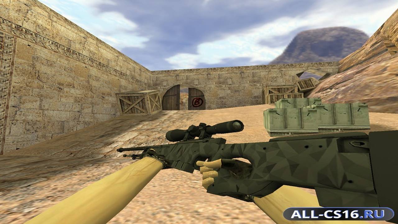 Модель оружия для CS 1.6 - AWP AWP Графит
