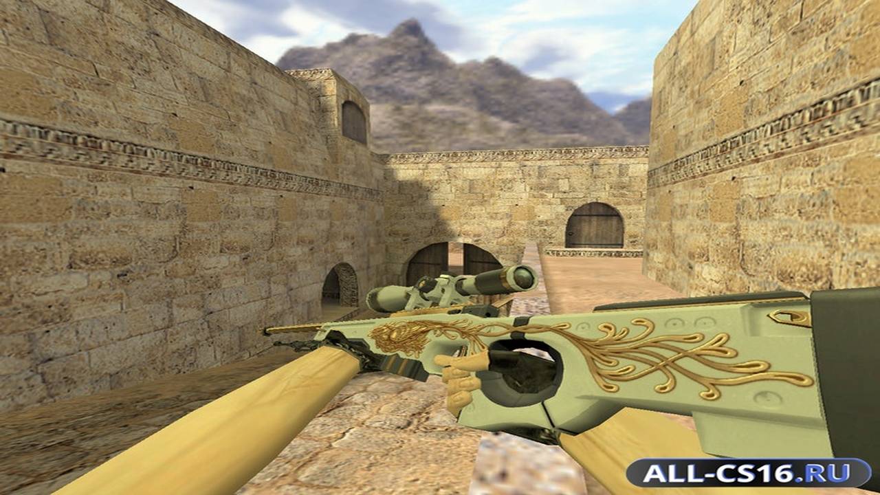 Модель оружия для CS 1.6 - AWP AWP Серый Феникс