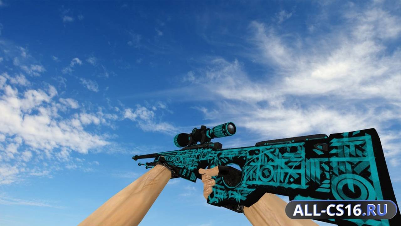 Модель оружия для CS 1.6 - AWP AWP Handwritten