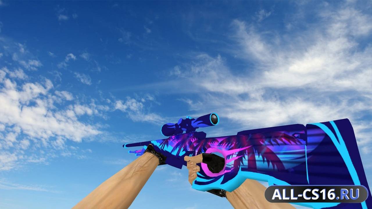 Модель оружия для CS 1.6 - AWP AWP Ice Palm