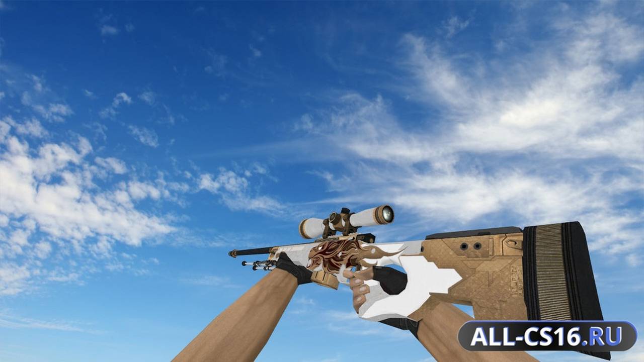 Модель оружия для CS 1.6 - AWP AWP King's Light