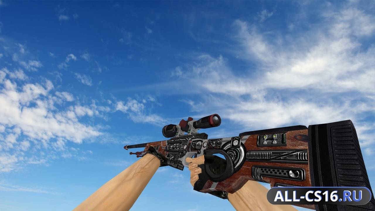 Модель оружия для CS 1.6 - AWP AWP Mars Trooper