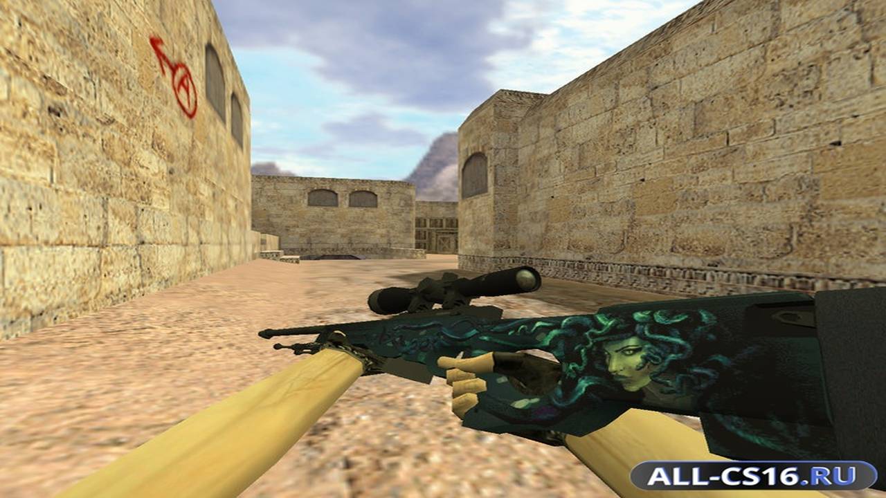 Модель оружия для CS 1.6 - AWP AWP Медуза