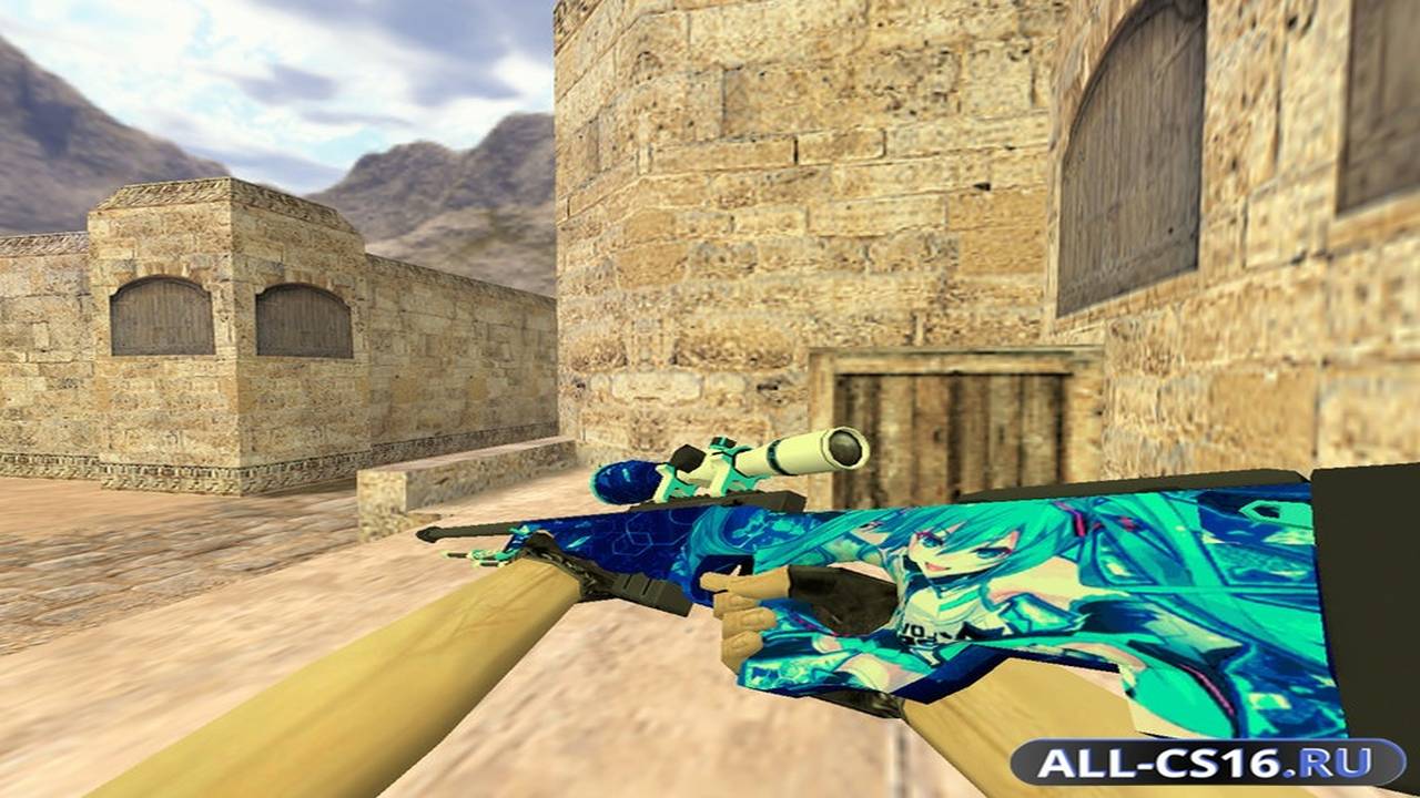 Модель оружия для CS 1.6 - AWP AWP Мику