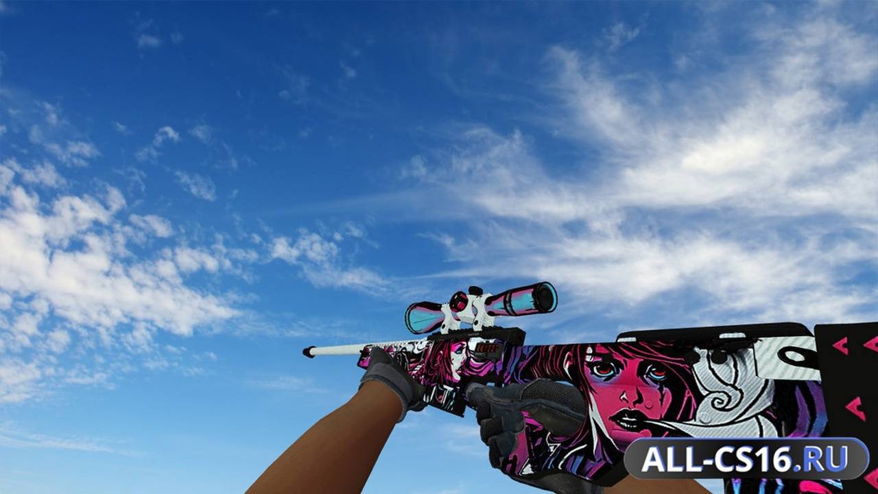 Модель оружия для CS 1.6 - AWP AWP Неонуар