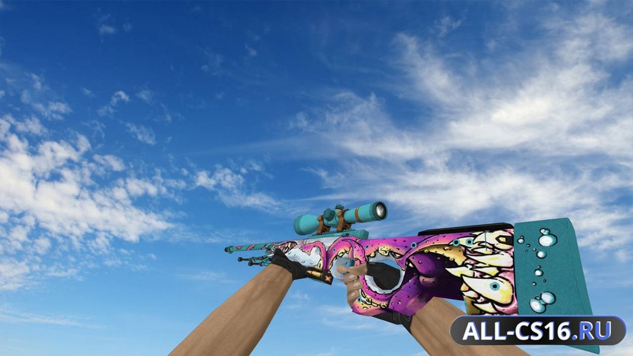 Модель оружия для CS 1.6 - AWP AWP Ocean Peak