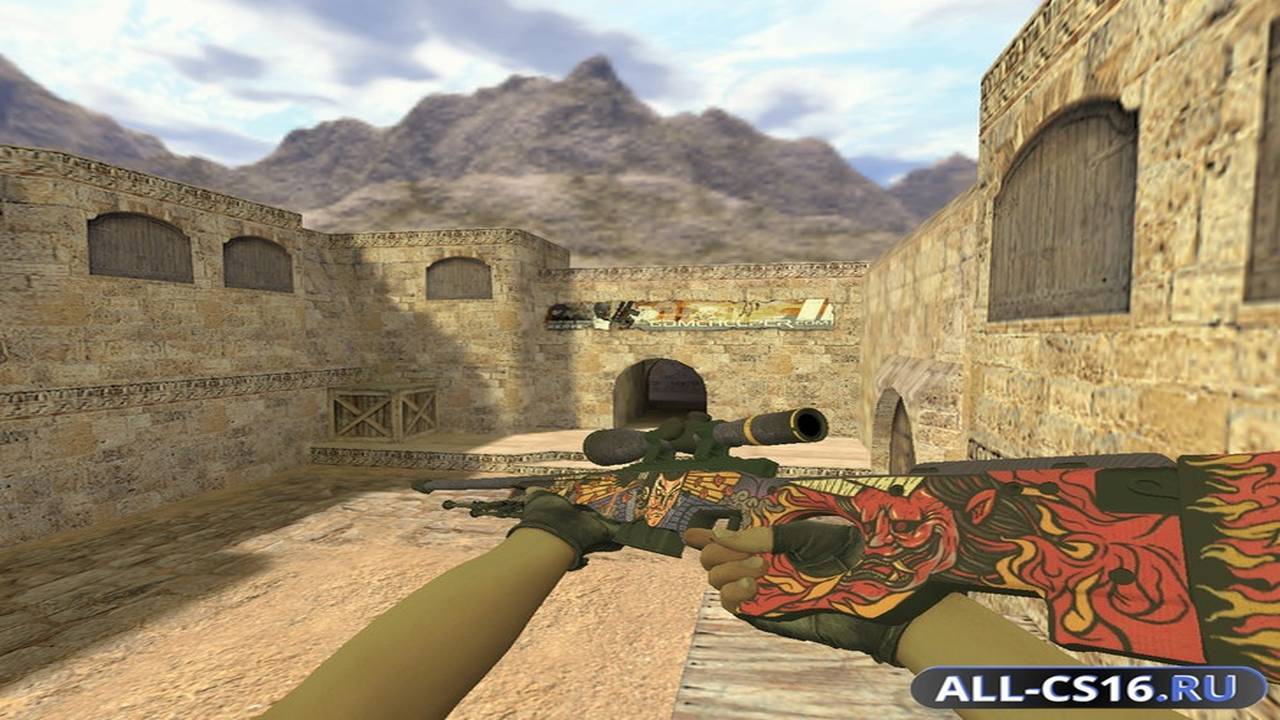 Модель оружия для CS 1.6 - AWP AWP Oni Taiji