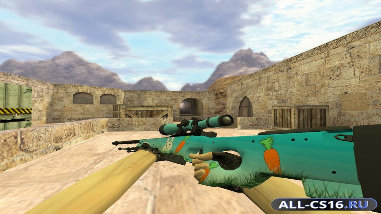 Модель оружия для CS 1.6 - AWP AWP Кроличья доля