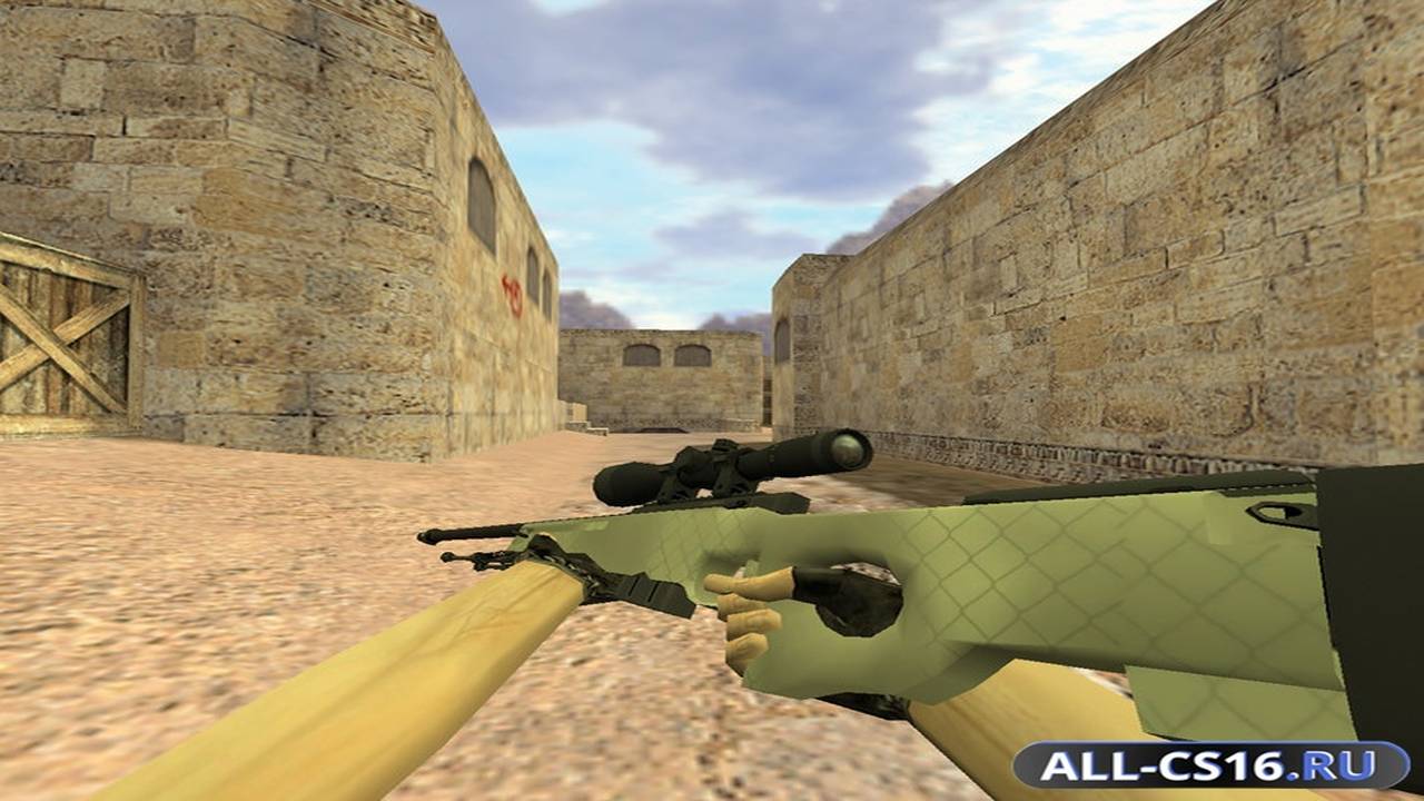 Модель оружия для CS 1.6 - AWP AWP Африканская сетка