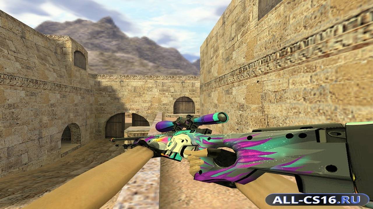Модель оружия для CS 1.6 - AWP AWP Единорог