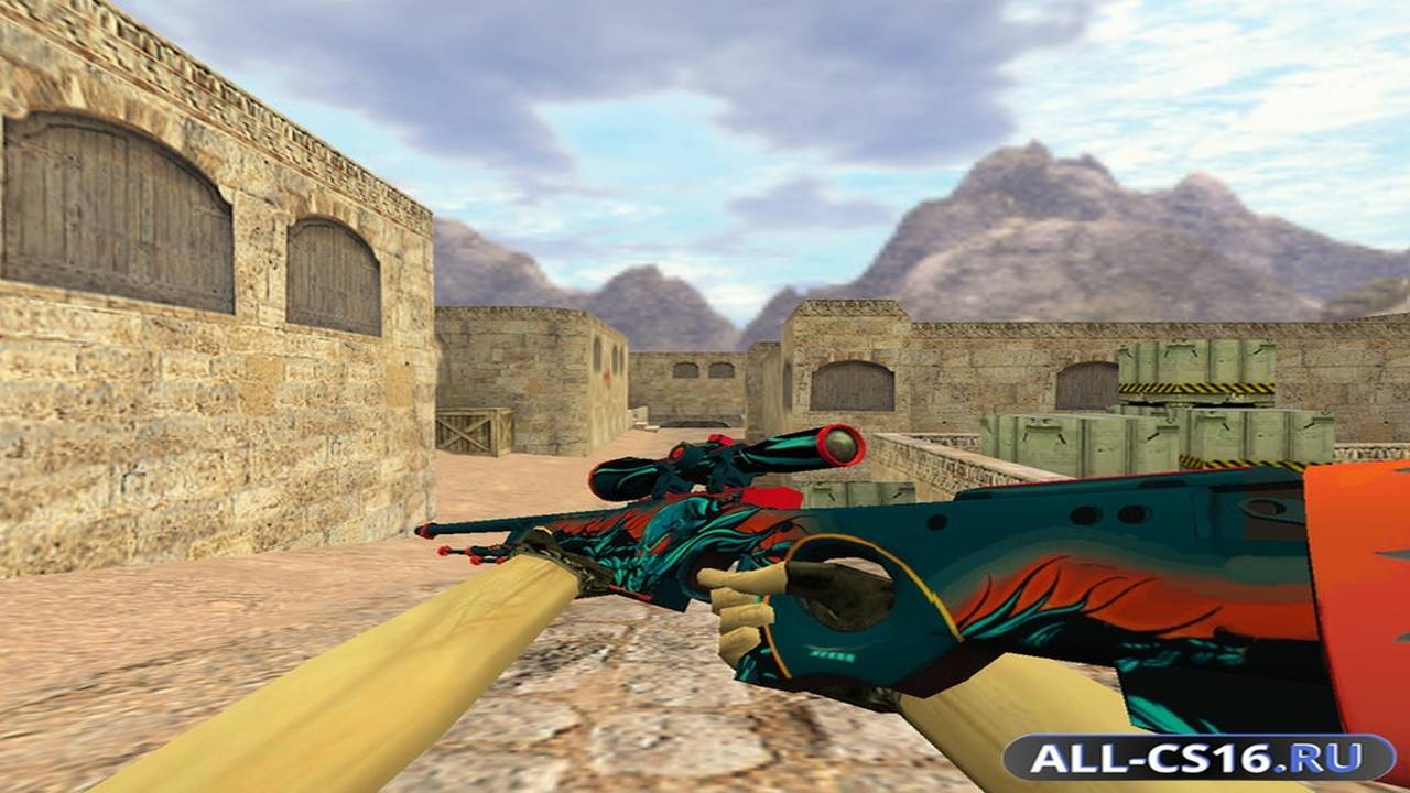 Модель оружия для CS 1.6 - AWP AWP Volcano