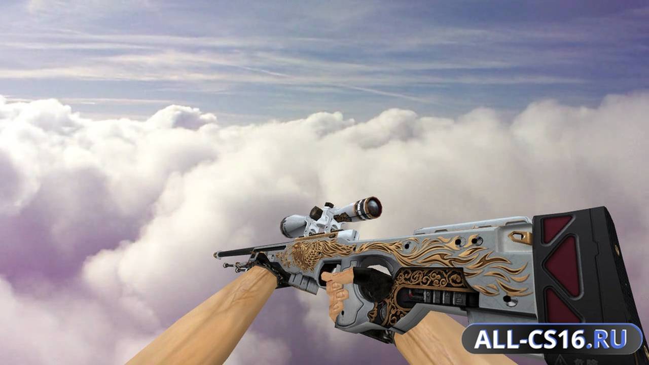 Модель оружия для CS 1.6 - AWP AWP White Phoenix