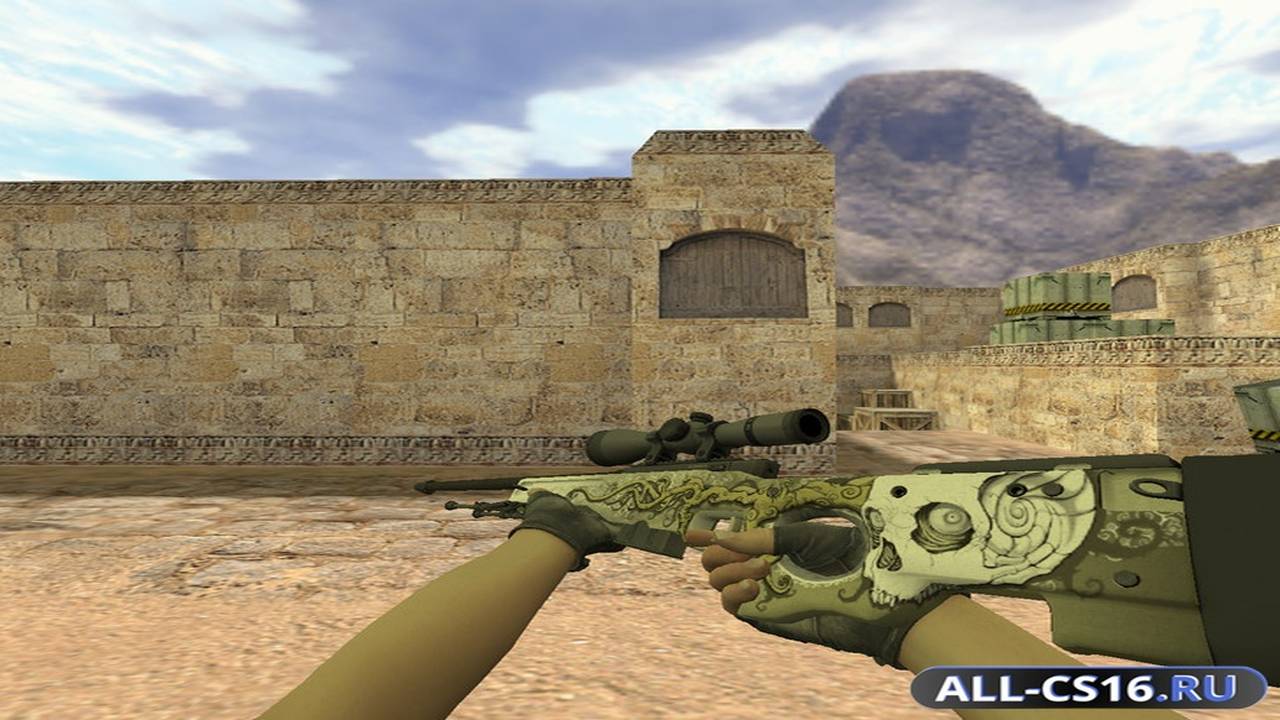 Модель оружия для CS 1.6 - AWP AWP Бог червей