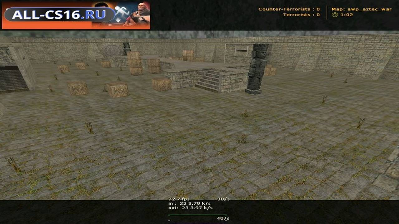 Карта «awp_aztec_war» для CS 1.6 для CS 1.6
