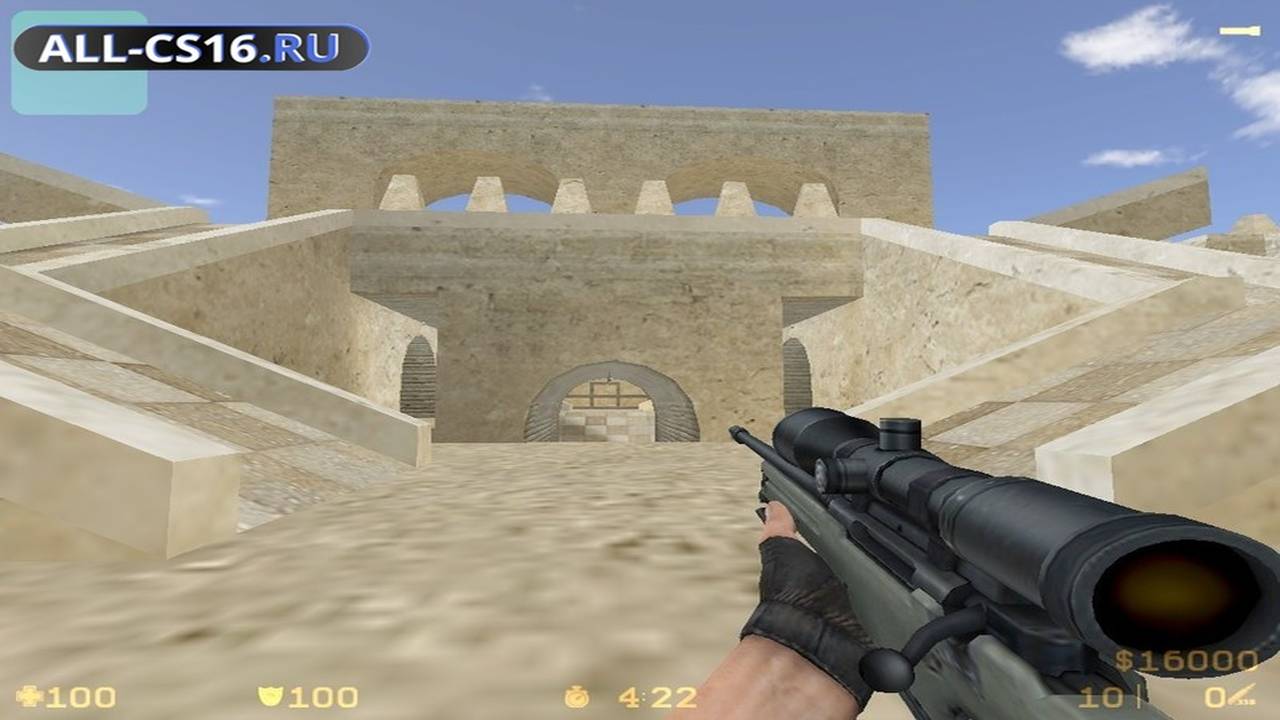 Карта «awp_battleground_dust» для CS 1.6 для CS 1.6