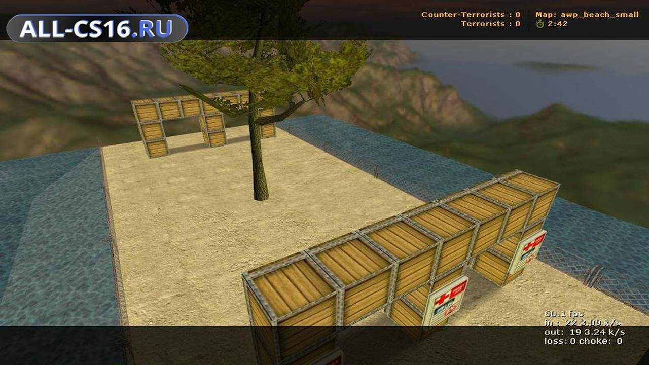 Карта «awp_beach_small» для CS 1.6 для CS 1.6