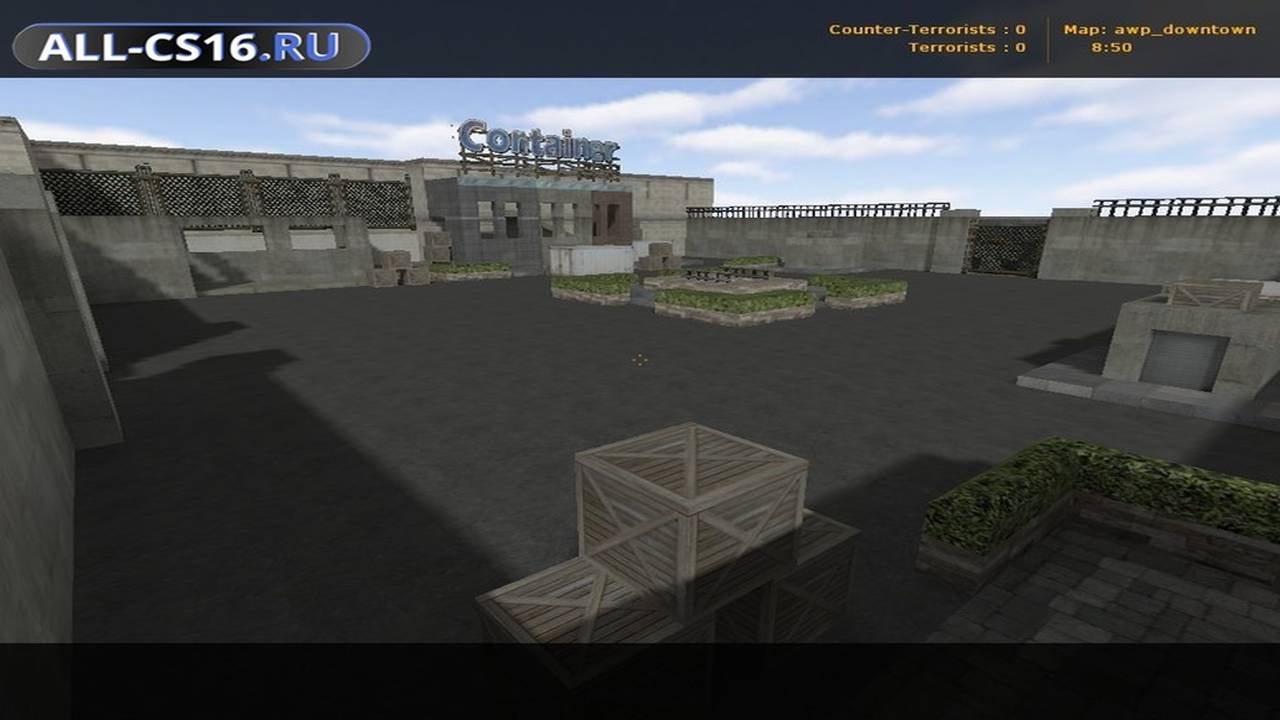 Карта «awp_downtown» для CS 1.6 для CS 1.6
