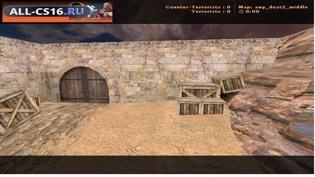 Карта «awp_dust2_middle» для CS 1.6 для CS 1.6