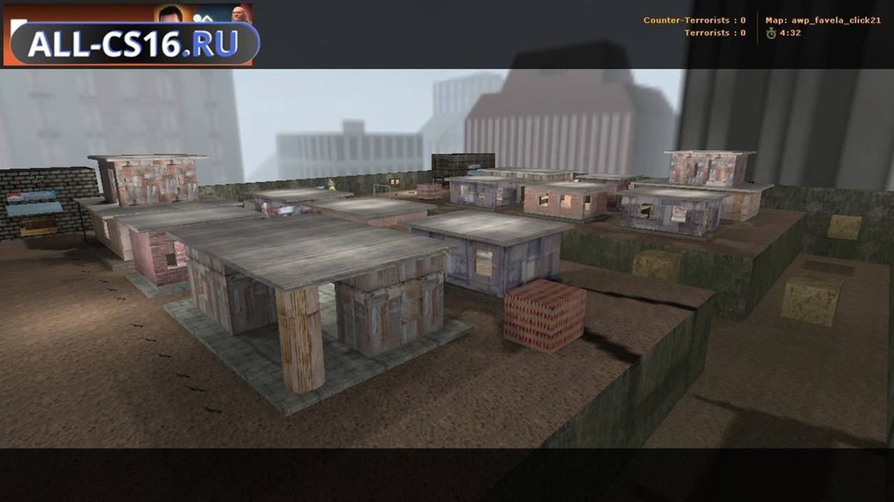Карта «awp_favela_click21» для CS 1.6 для CS 1.6