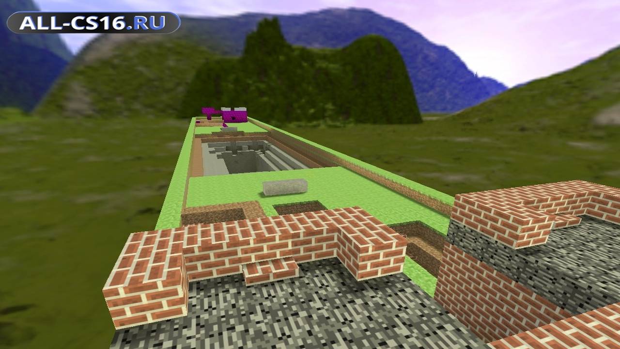 Карта «awp_minecraft» для CS 1.6 для CS 1.6
