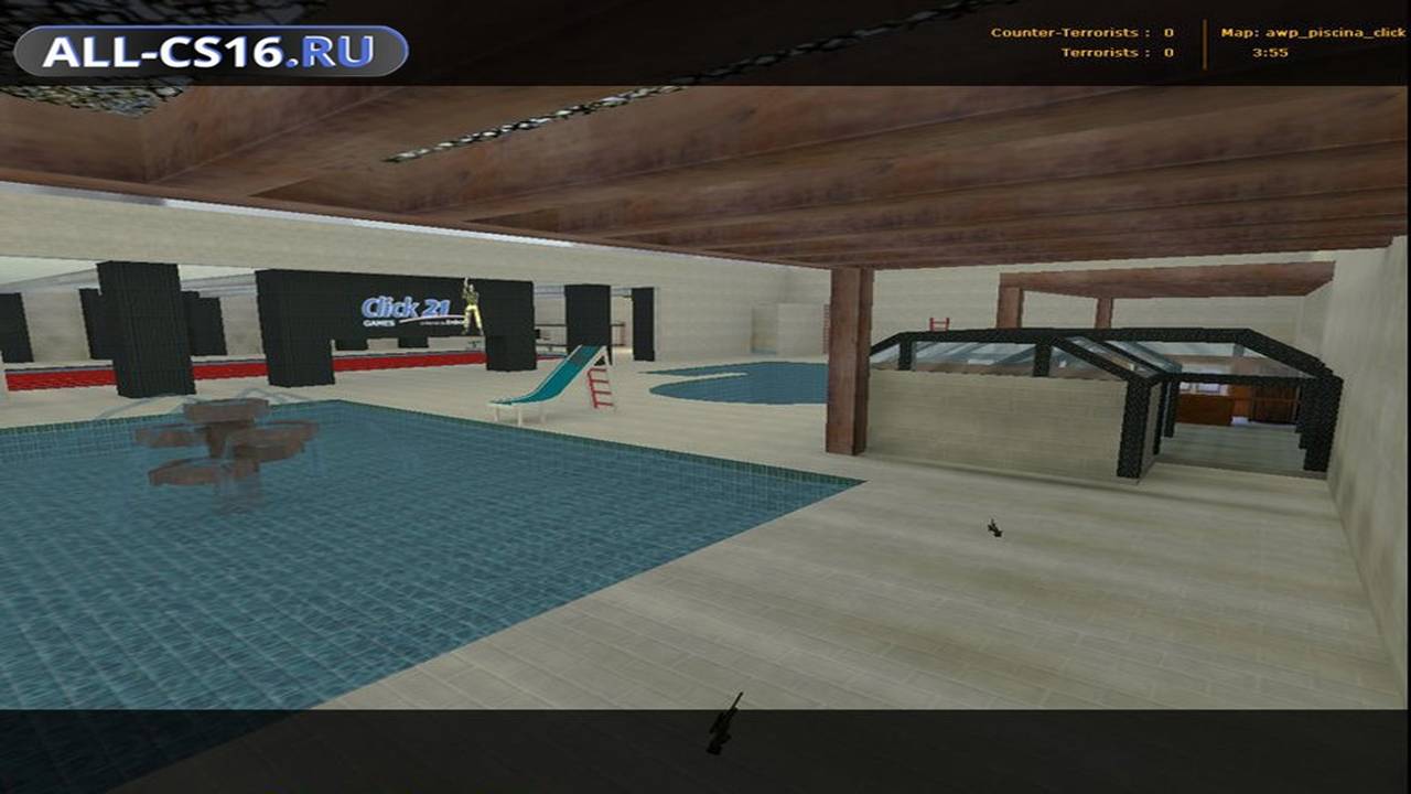 Карта «awp_piscina_click21» для CS 1.6 для CS 1.6