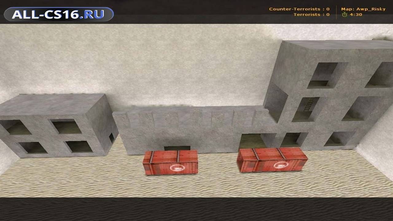 Карта «awp_risky» для CS 1.6 для CS 1.6