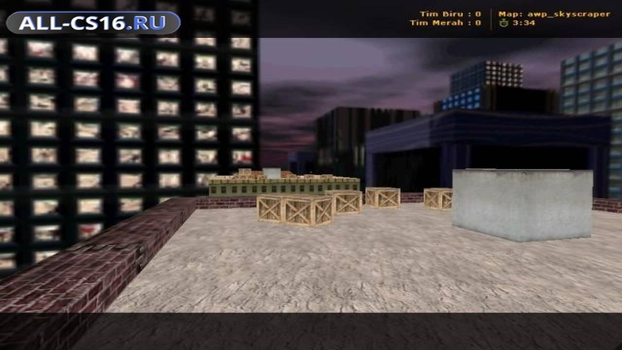 Карта «awp_skyscraper» для CS 1.6 для CS 1.6