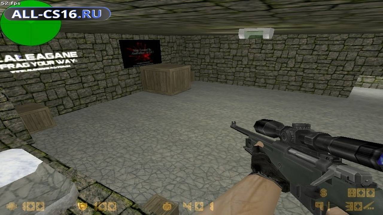 Карта «awp_snowflake32» для CS 1.6 для CS 1.6