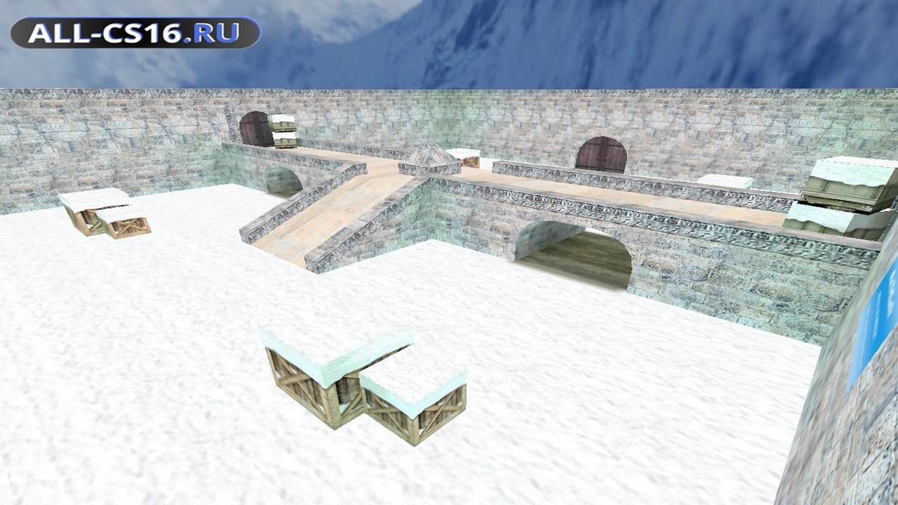 Карта «awp_snoworld» для CS 1.6 для CS 1.6