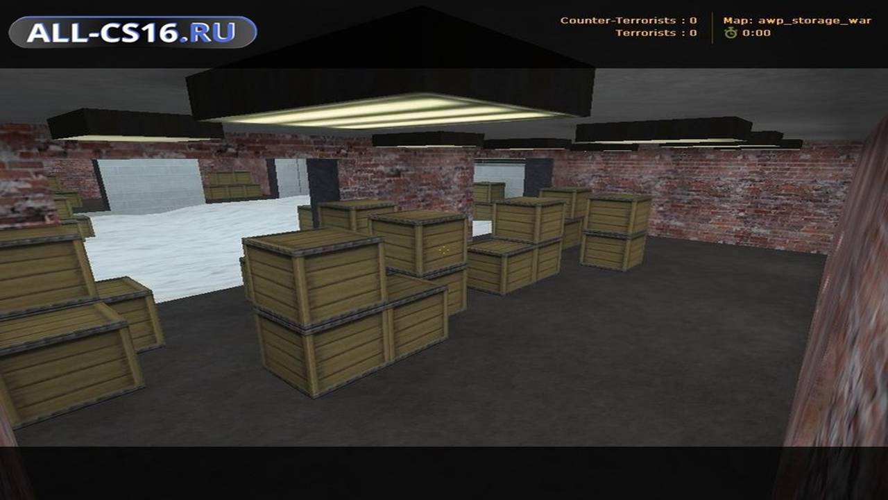 Карта «awp_storage_war» для CS 1.6 для CS 1.6