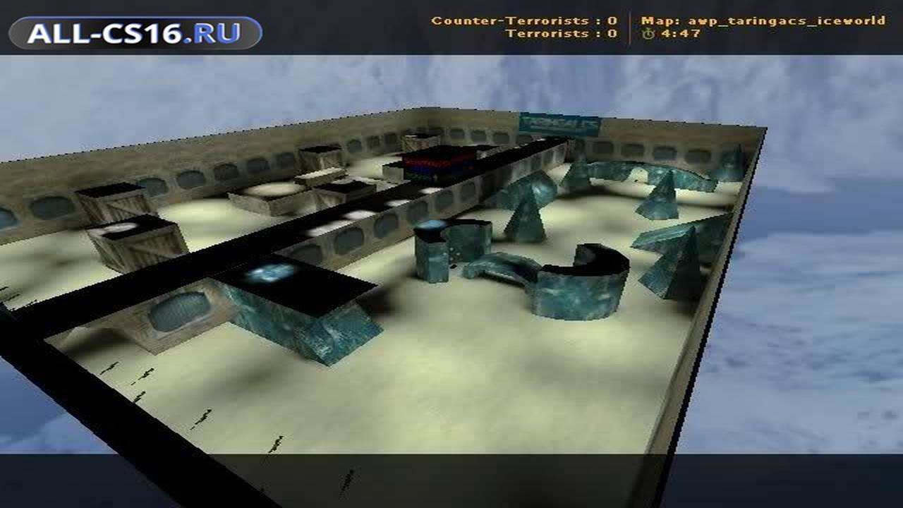 Карта «awp_taringacs_iceworld» для CS 1.6 для CS 1.6