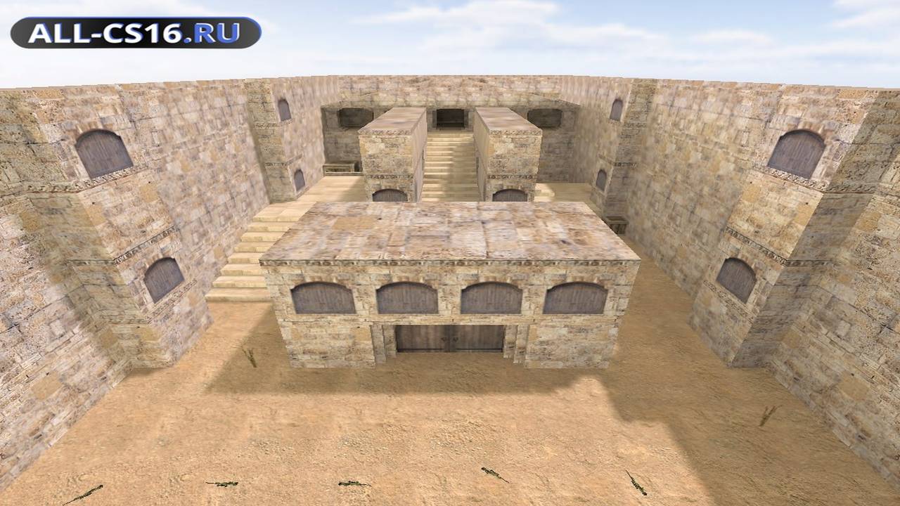 Карта «awp_temple_dust» для CS 1.6 для CS 1.6