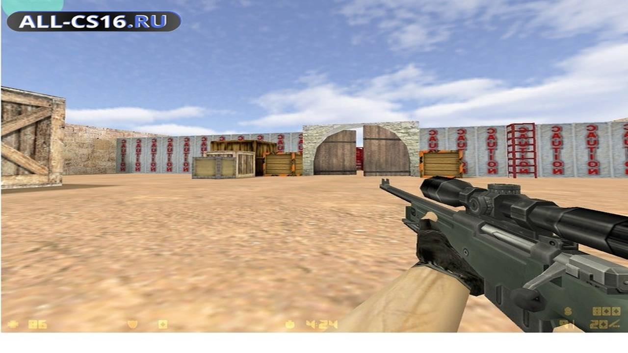 Карта «awp_war_dust» для CS 1.6 для CS 1.6