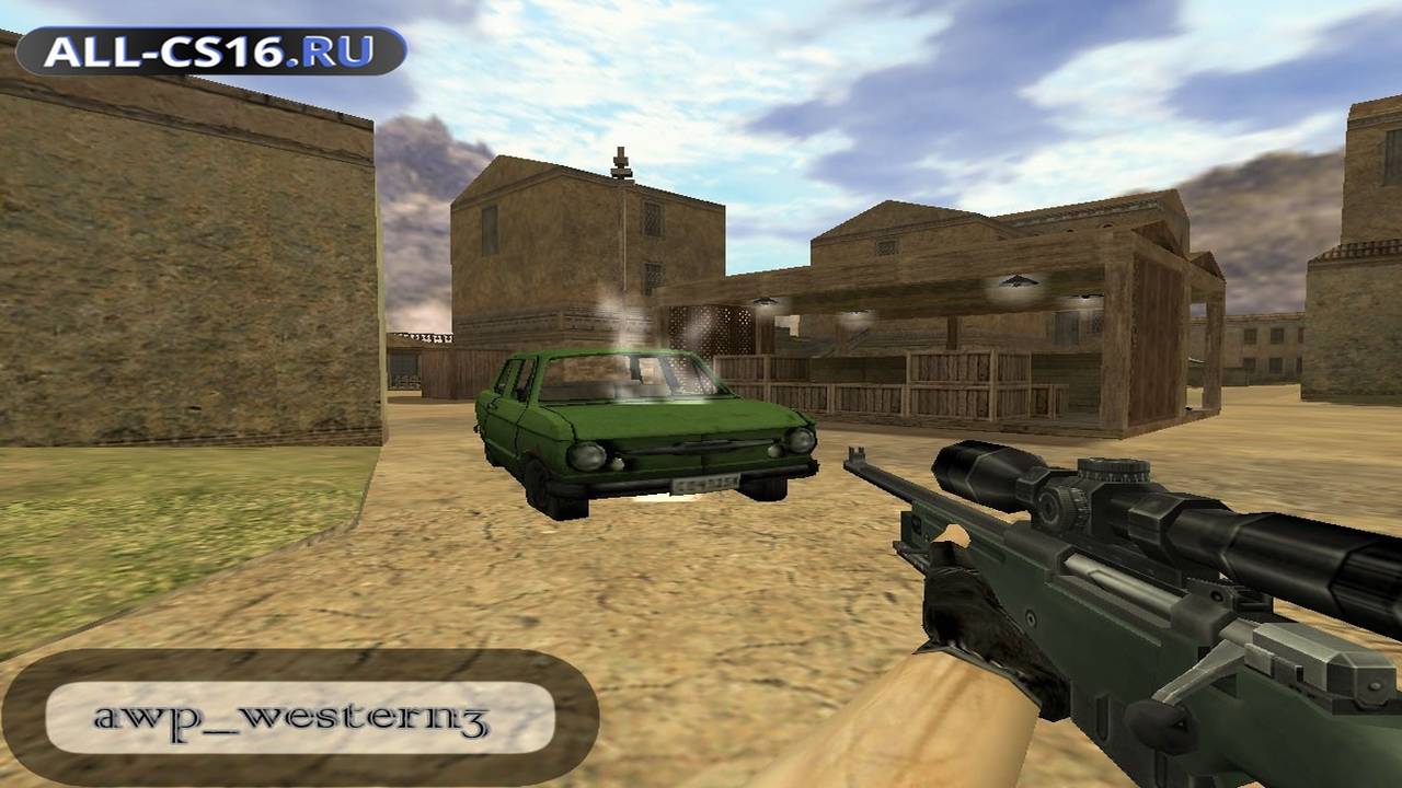 Карта «awp_western3» для CS 1.6 для CS 1.6