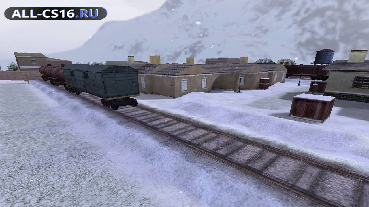 Карта «awp_winter_train_station» для CS 1.6 для CS 1.6
