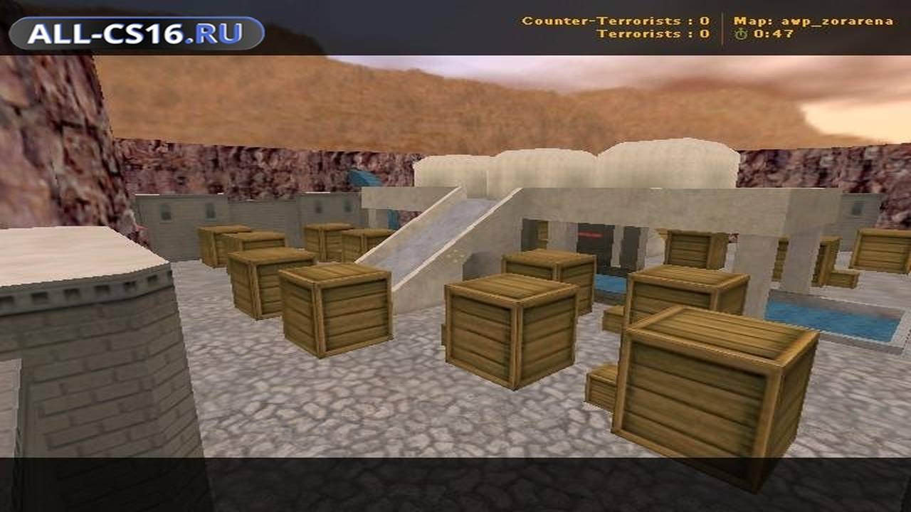 Карта «awp_zorarena» для CS 1.6 для CS 1.6
