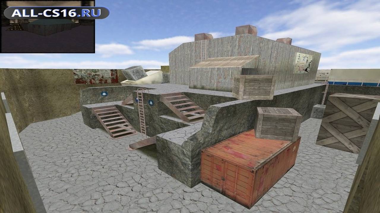 Карта «bac_warehouse» для CS 1.6 для CS 1.6