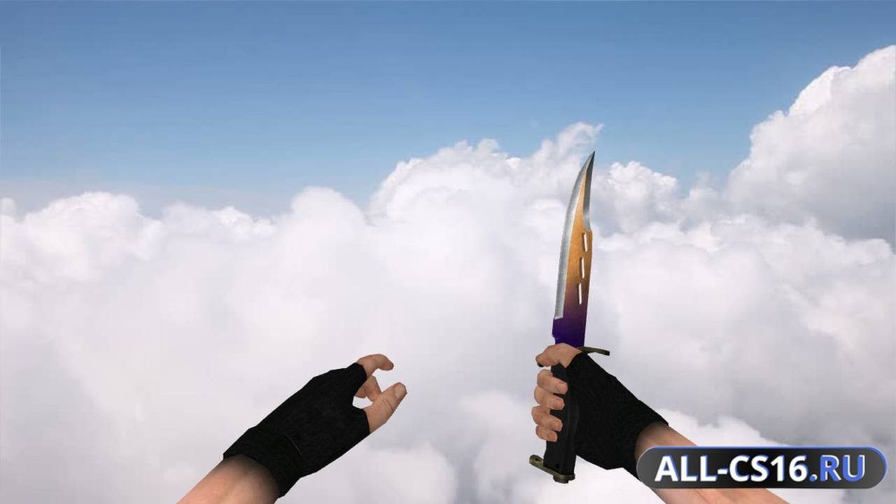 Модель оружия для CS 1.6 - BAK Knife Fade