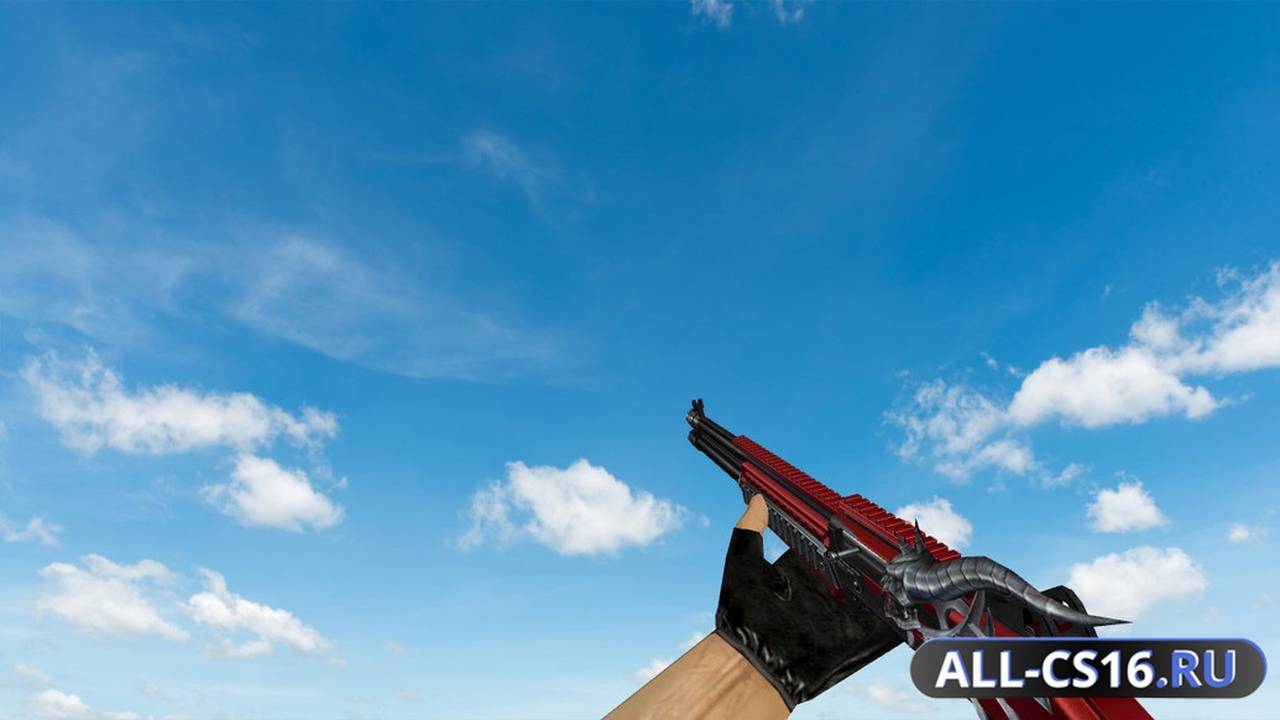 Модель оружия для CS 1.6 - XM1014 Balrog XI Red