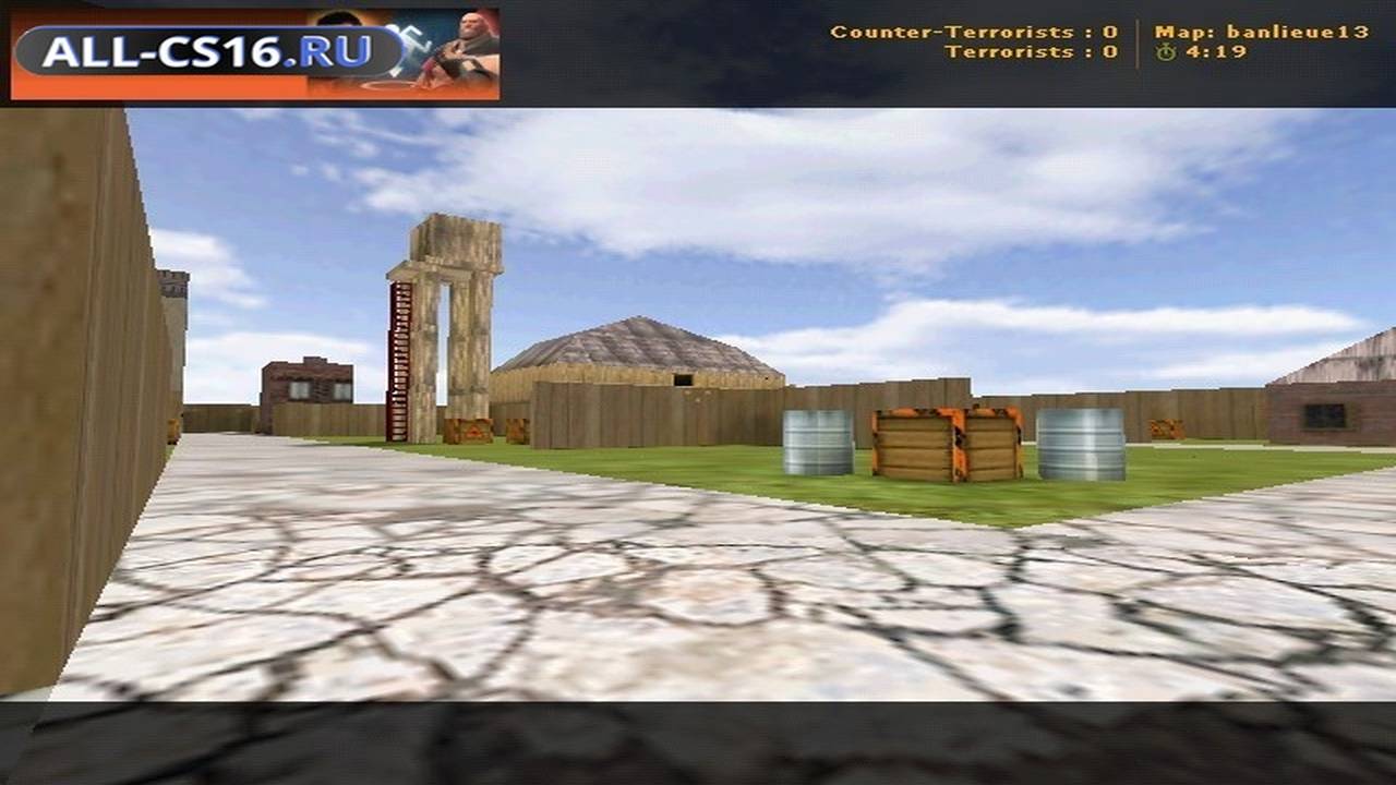 Карта «banlieue13» для CS 1.6 для CS 1.6