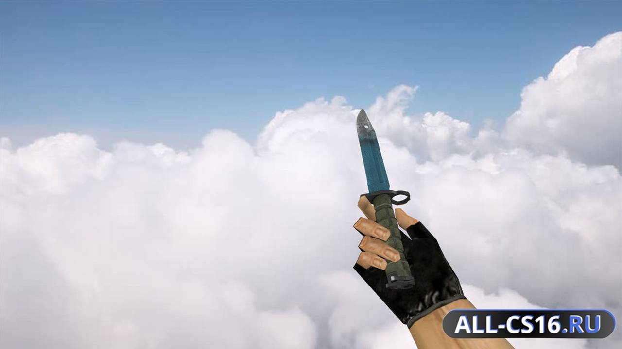 Модель оружия для CS 1.6 - Bayonet Bark Beetle Blue