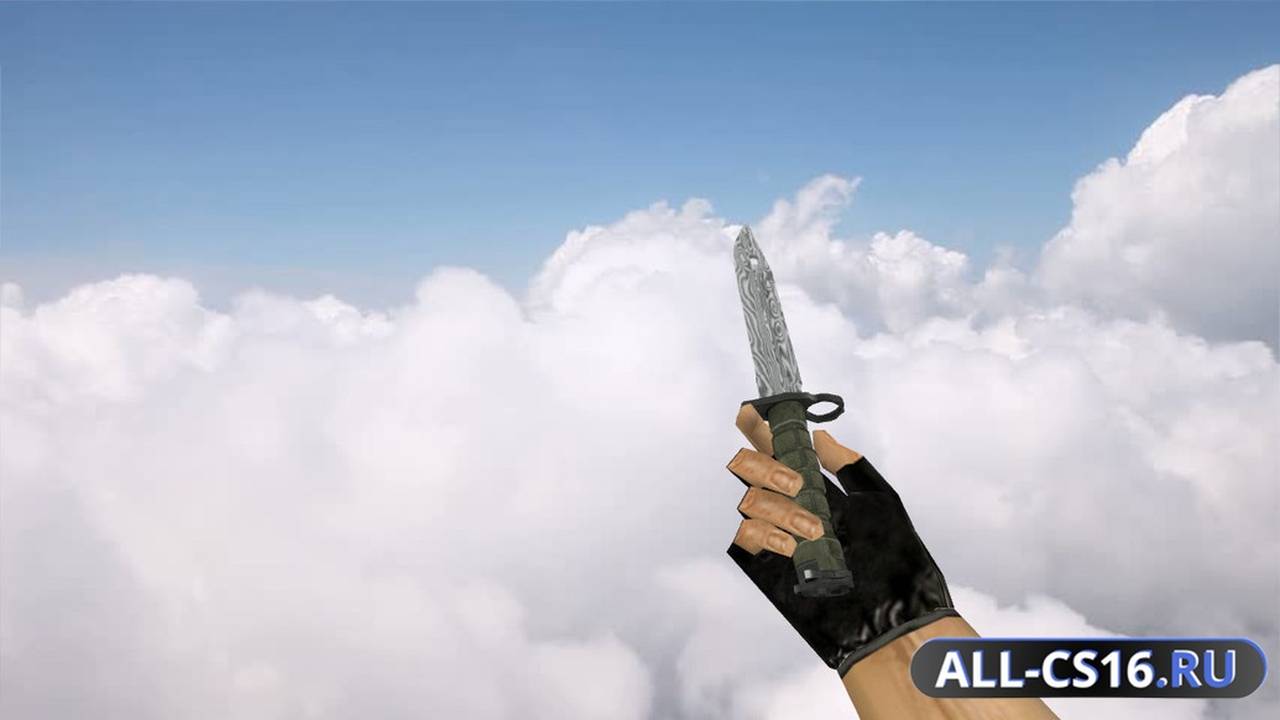 Модель оружия для CS 1.6 - Штык-нож Дамасская сталь