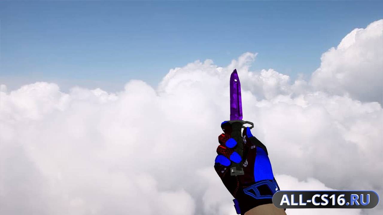 Модель оружия для CS 1.6 - Штык-нож Doppler Sapphire