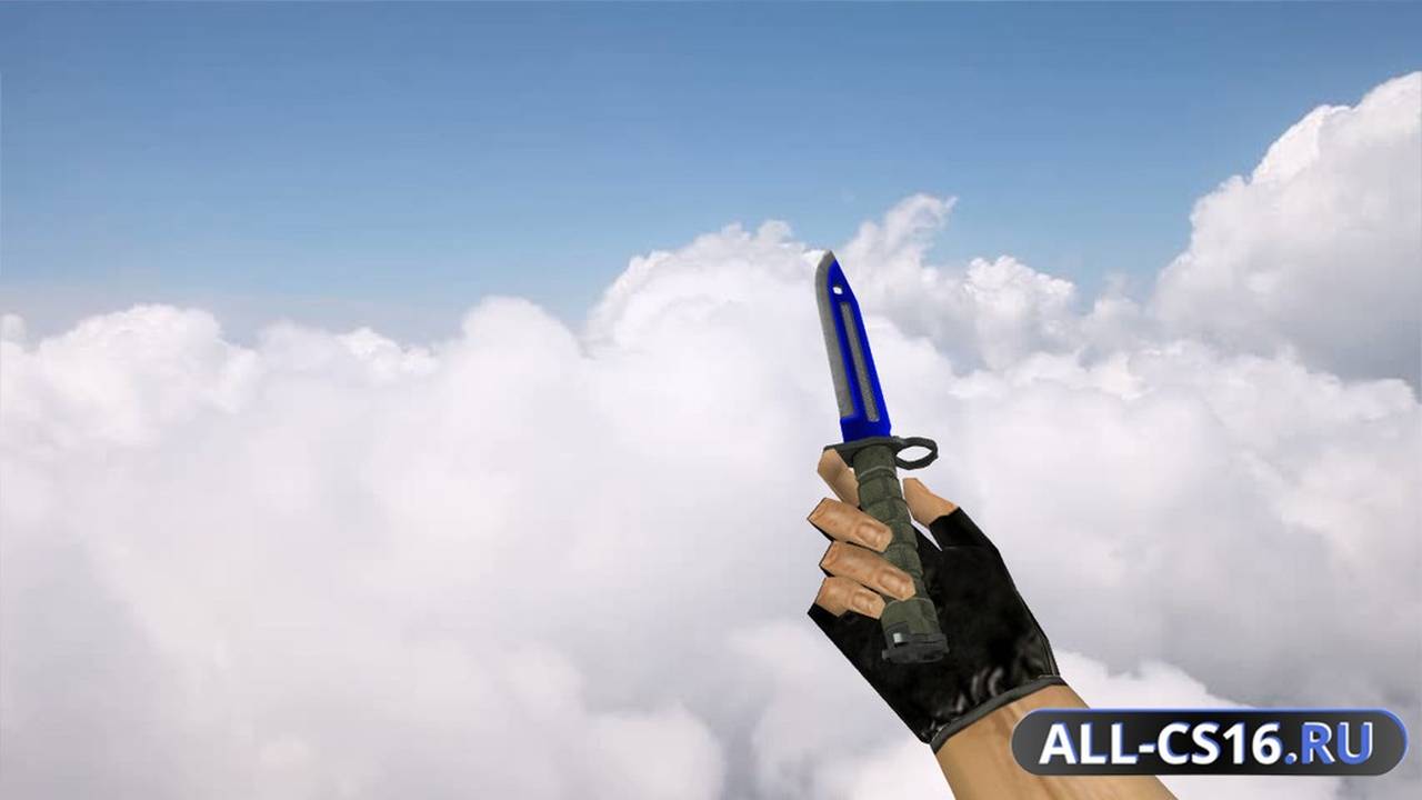 Модель оружия для CS 1.6 - Bayonet Industry Blue