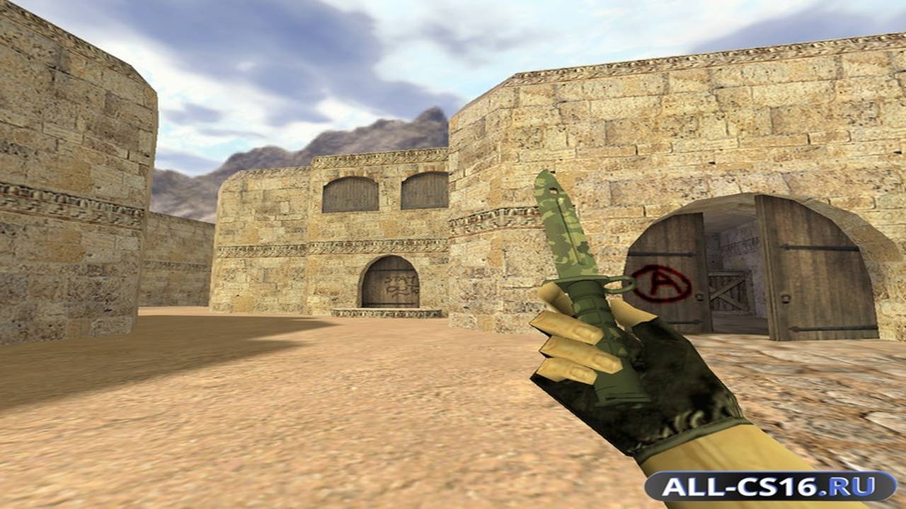 Модель оружия для CS 1.6 - Штык-нож Северный лес