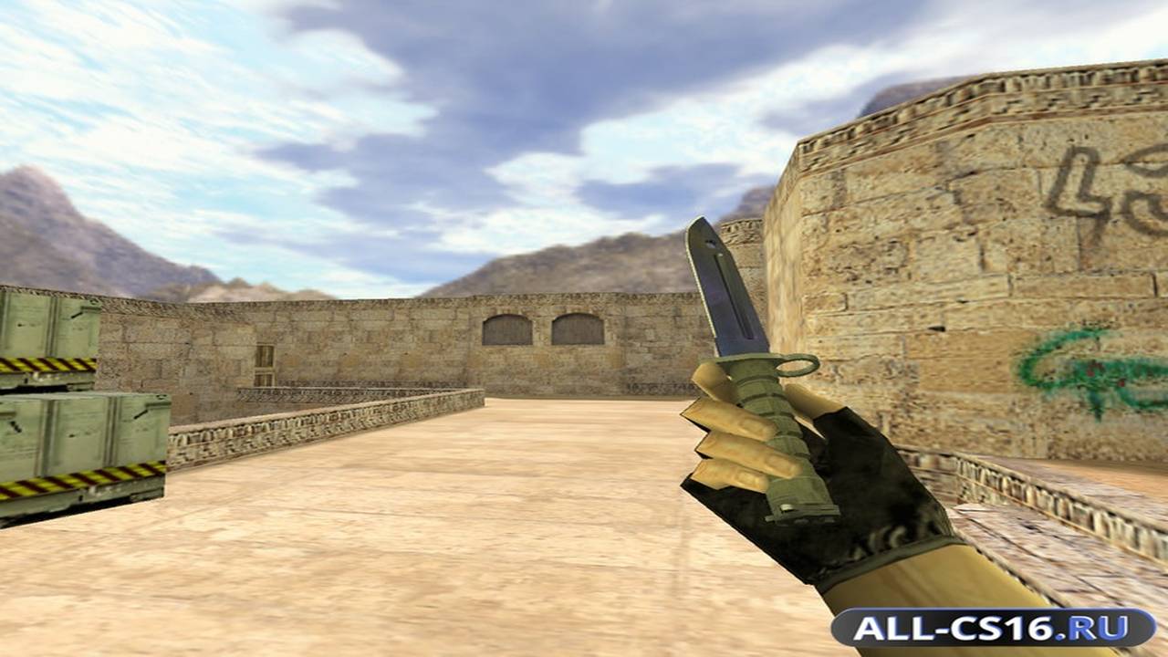 Модель оружия для CS 1.6 - Штык-нож Волны