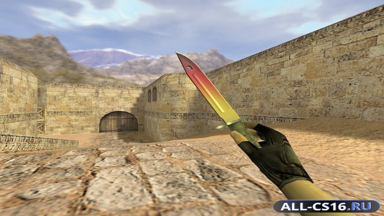 Модель оружия для CS 1.6 - Штык-нож Градиент