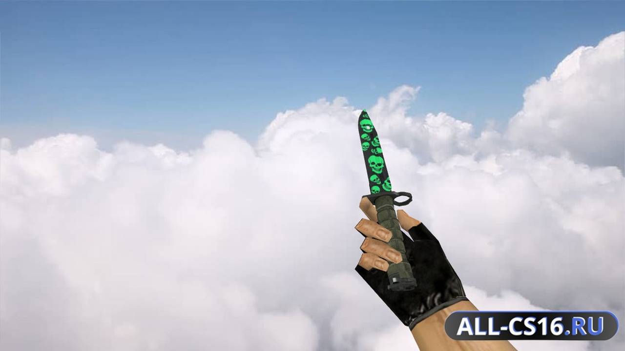 Модель оружия для CS 1.6 - Bayonet Skull Pattern